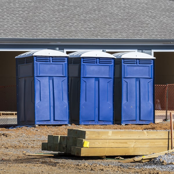 how can i report damages or issues with the porta potties during my rental period in Marshall Wisconsin